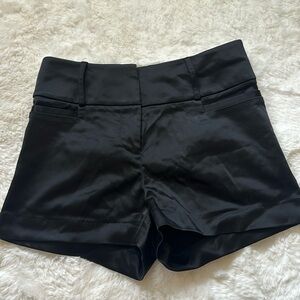 BEBE satin shorts
